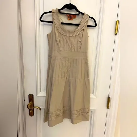 Tory Burch Khaki Dress size 2 - Picture 9 of 9